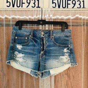 American Eagle button up shorts